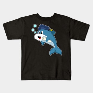 Dolphin Student Graduate Kids T-Shirt